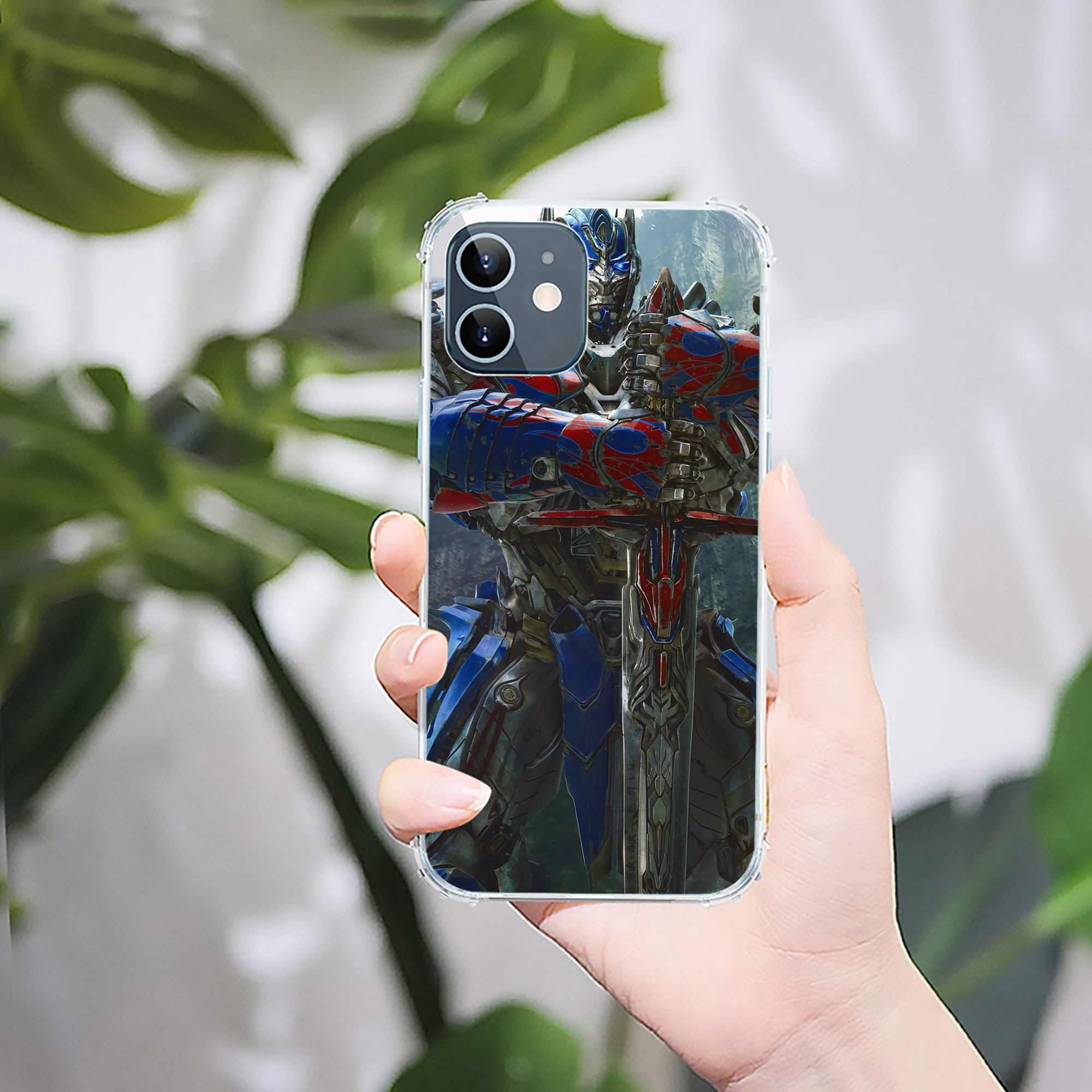 （画像用） Transformers トランスフォーマー 【iPhone 12シリーズ対応】透明スマホケース（クリアソフトケース）